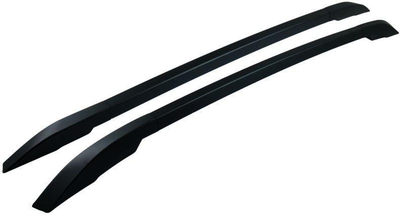 Black and Silver Aluminium Roof Rails for Next Gen Ford Ranger Double Cab