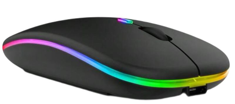 Dual Mode Rechargeable Silent RGB Mouse
