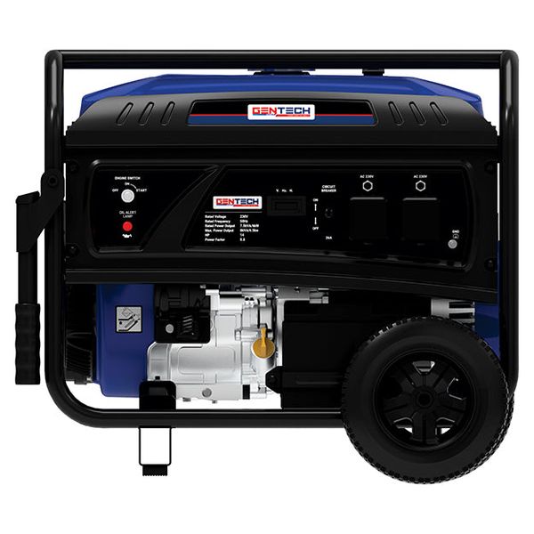 Gentech 8kVA Key Start Petrol Generator (GP8000PES) - Blue