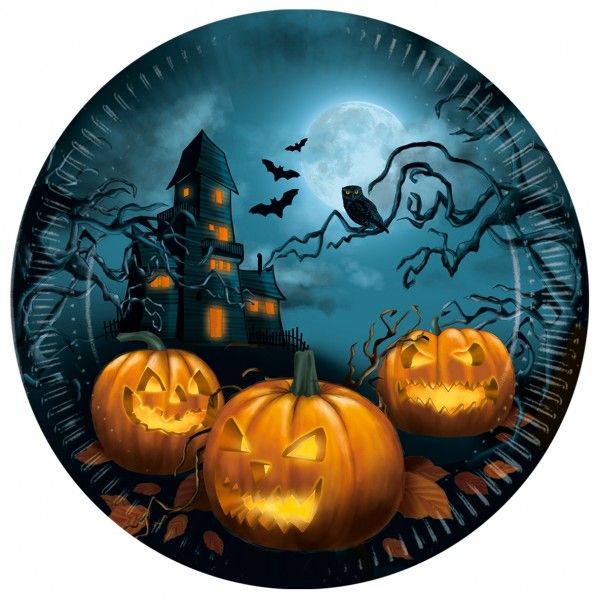 Halloween Sensations Paper Plates 23cm
