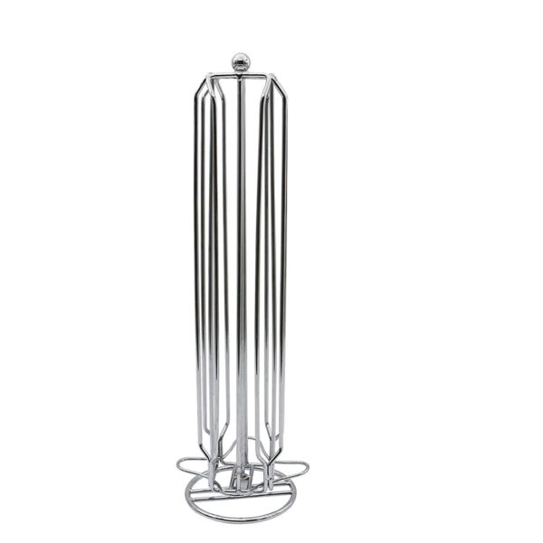 Metal Wire Coffee Display Capsule Holder - 40 Pods - Silver/Light Grey