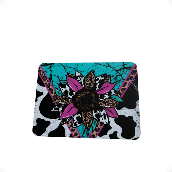 Flower - Animal Print - Mouse Pad