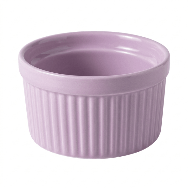 4 Pack - Ceramic Ramekin Bowl - Purple