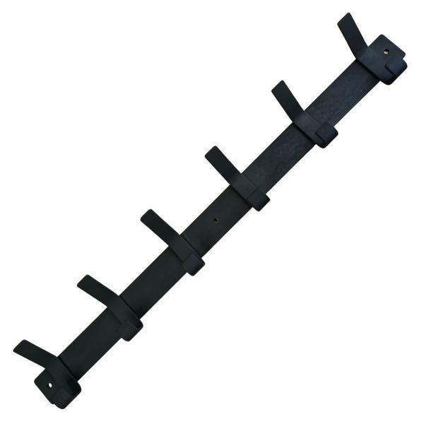 Lifespace 750mm Rustic Industrial Bespoke Utility Hook - 6 hooks