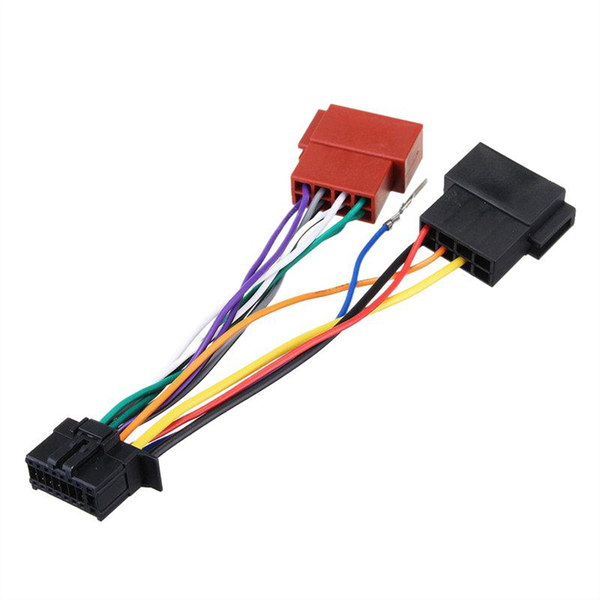 16 Pin Car Cd Tail Line Stereo Radio Player Compatible with Universal