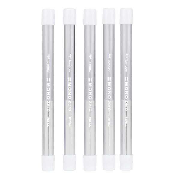 Tombow Mono Zero Precision Eraser Refills - Rectangular Tip (Pack of 10)