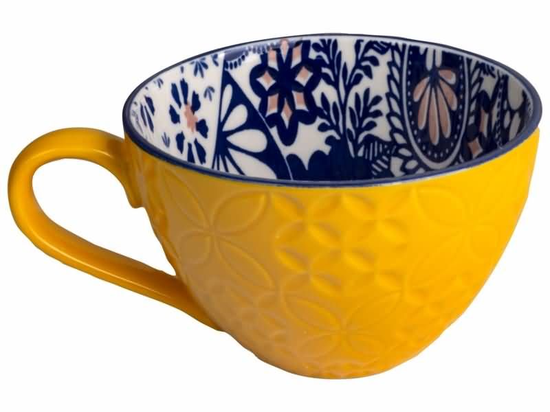355ml Porcelain Coffee or Tea Mug with a Vibrant and Artistic Design