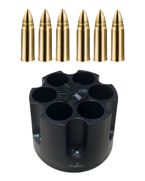 Kingdushi Bullet Metal Whiskey Stones, Reusable Ice Cubes Gift