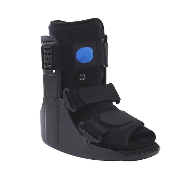 Short Air Cam Walker Fracture Boot, Medium, Black, for Foot &amp; Ankle