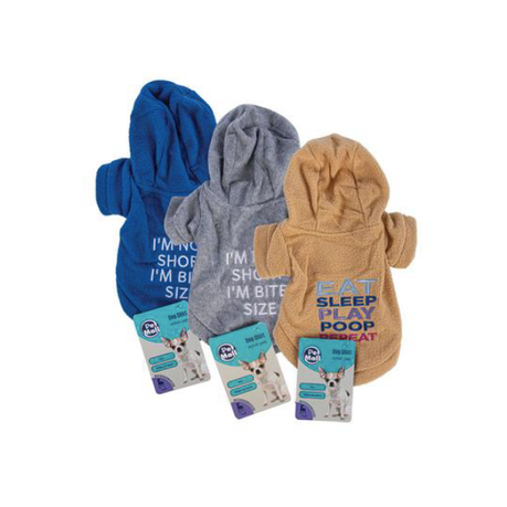 Pet Mall Apparel - Winter Dog Shirt with Quote Boy Small - Pack of 3 Image