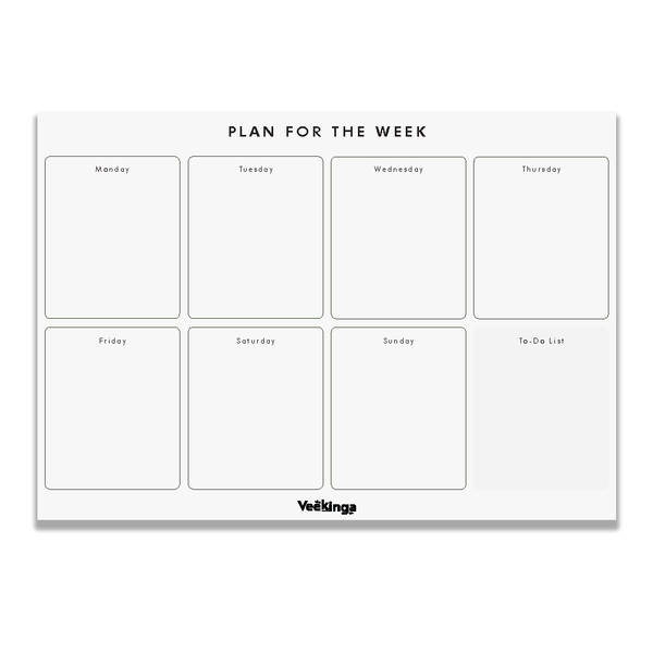 Weekly Planner Notepad