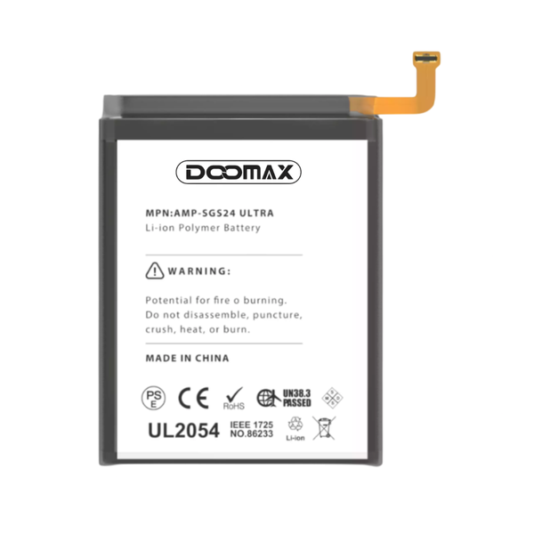 Doomax Replacement Battery - Compatible with Samsung Galaxy S24 Ultra
