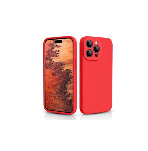 Silicone Back Cover Compatible With iPhone 13 Pro Max -Mint Green