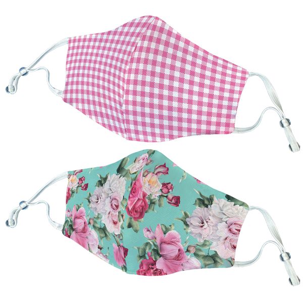 Medicshield - Kids Face Masks - Pack of 2 - Reusable - Adjustable Ear Loops