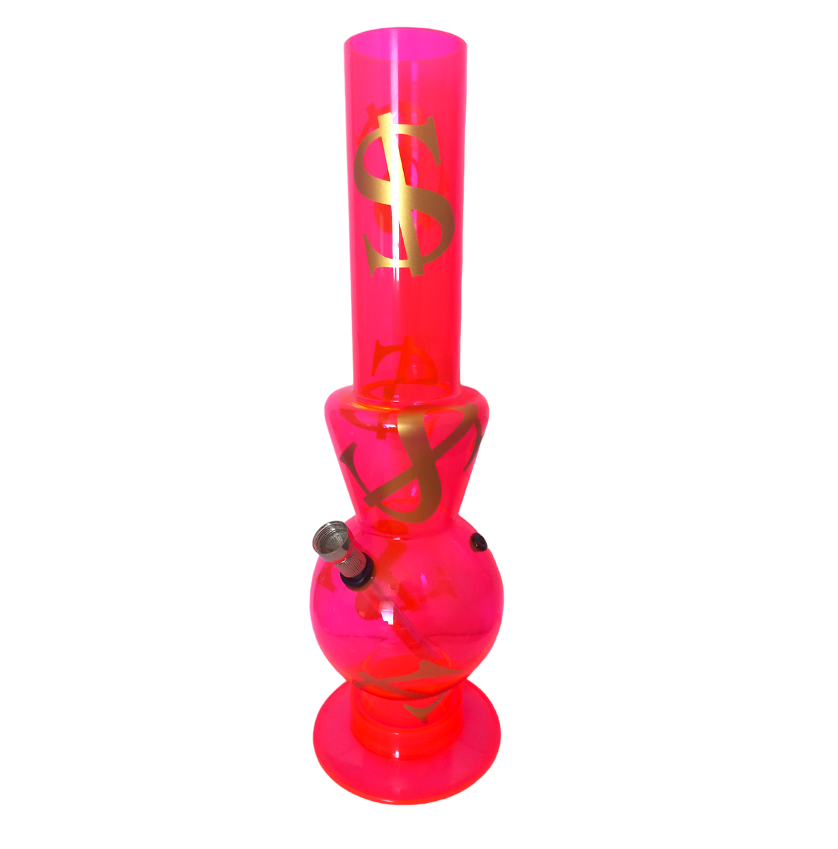 Acrylic Water Bong Large 30cm Dollar Print Pink | Shop Today. Get it ...