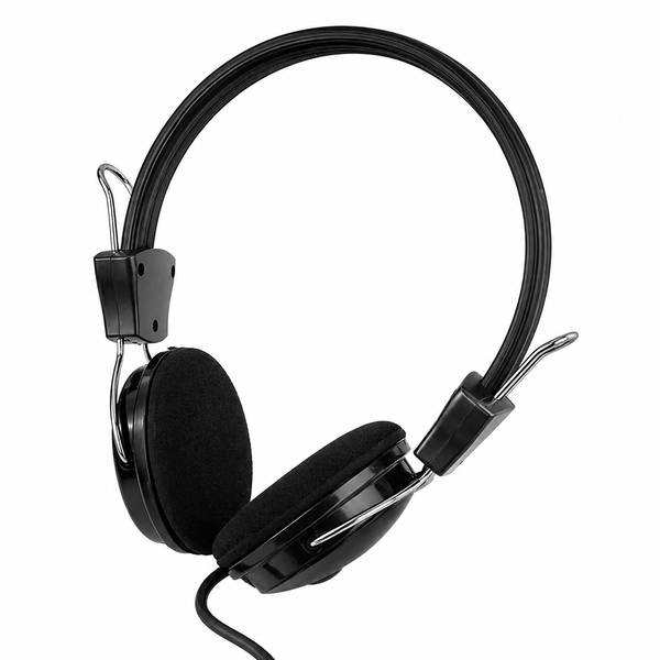 HP-115 Stereo Headphones Wired Over Ear Headset Clear Sound Bass