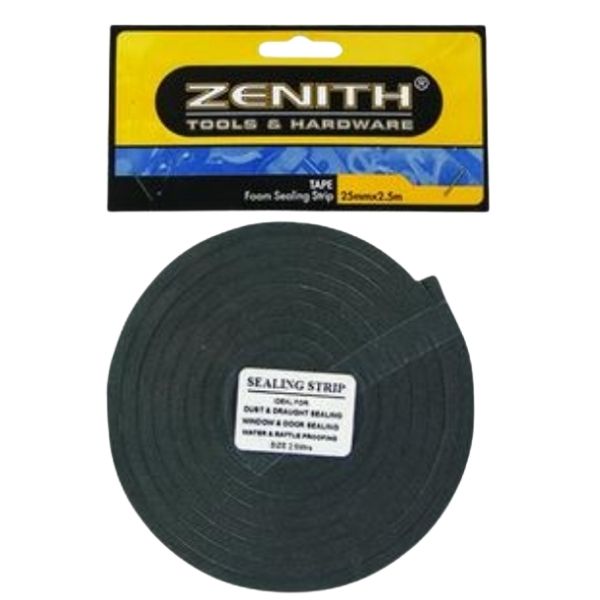 Zenith - Foam Tape Sealing Strip - (25mm x 2.5m)