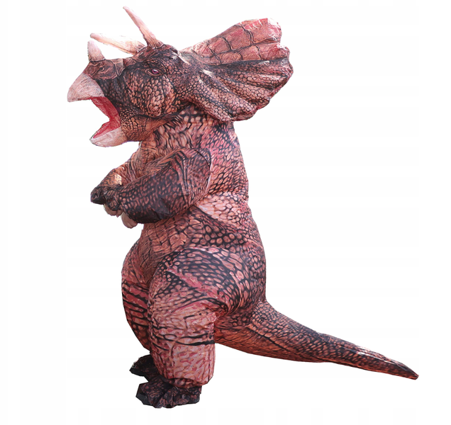 Halloween Giant Inflatable Dinosaur Dress Up - Adult -Triceratops