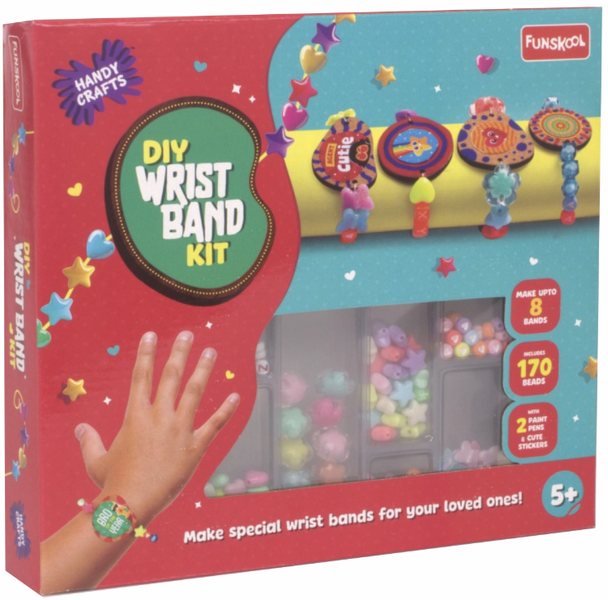 Funskool Handycrafts DIY Wristband Kit - Creative Jewelry Making Set