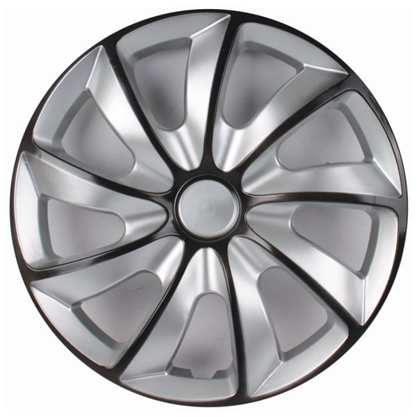Blackbird 14 Inch Silver and Black Wheel Cover Set