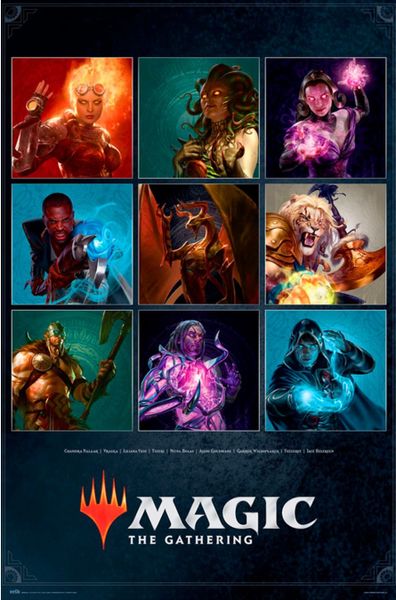 Magic the Gathering - Characters Poster