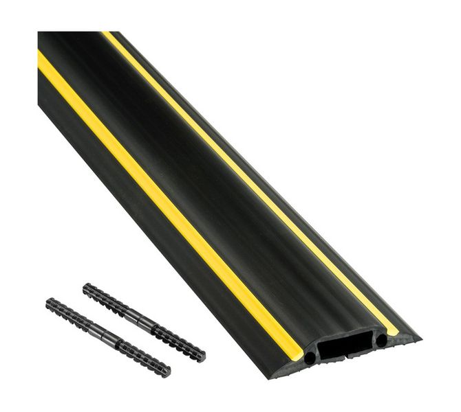 D-Line Hazard Stripe Cable Cover Floor Cord Protector 1.8m
