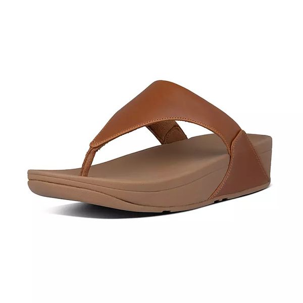 FitFlop Lulu Leather Light Tan