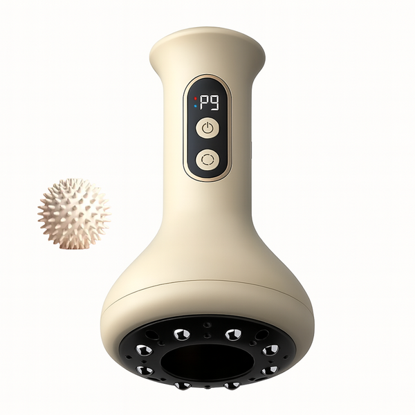 Electronic Cupping &amp; Gua Sha Massager, with Massage Ball - USB Rechargeable