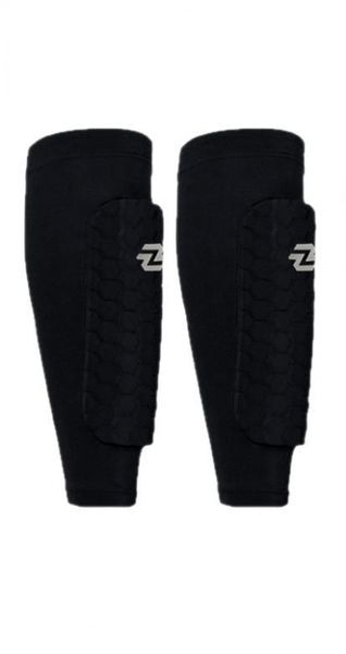 Honeycomb Calf Compression Sleeves For Soccer, Anti-Crash Anti-Slip Nylon