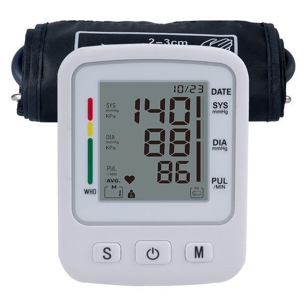 Blood Pressure Monitor Upper Arm Automatic Voice for Home Use BP Monitors