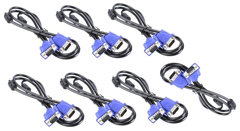 VGA Cable - 1.5m Bundle - 7 Pack