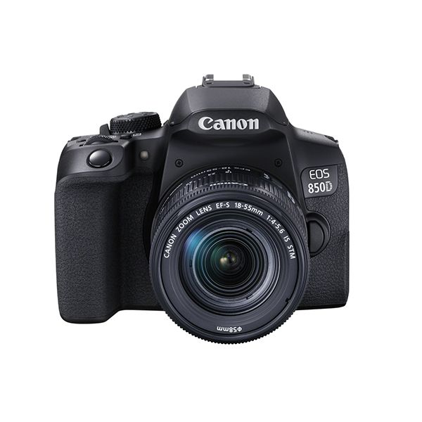 Canon 850D 24MP DSLR with 18-55mm Lens - Black
