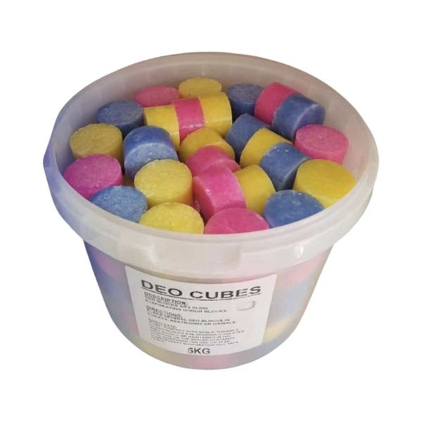 Deo Blocks Assorted Colours 5kg - Long-Lasting Odour Control Blocks