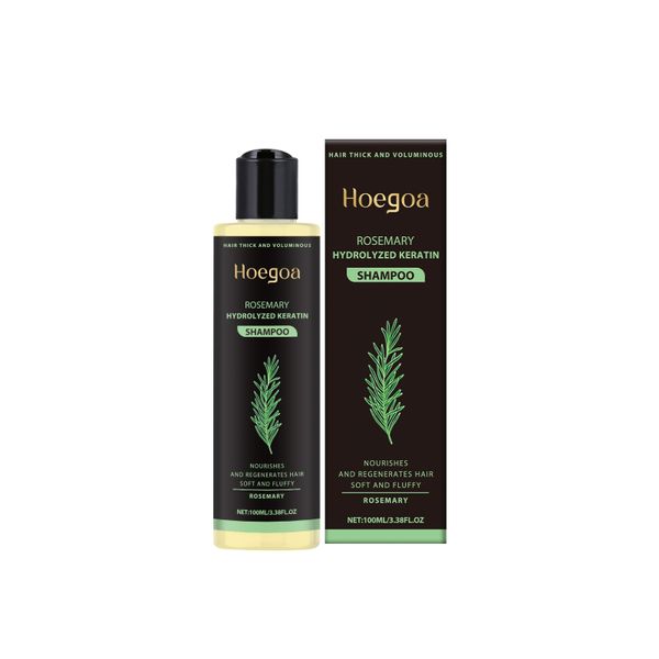 Rosemary Thickening Shampoo, Herbal Infused Hair Care for Volume, 100ml