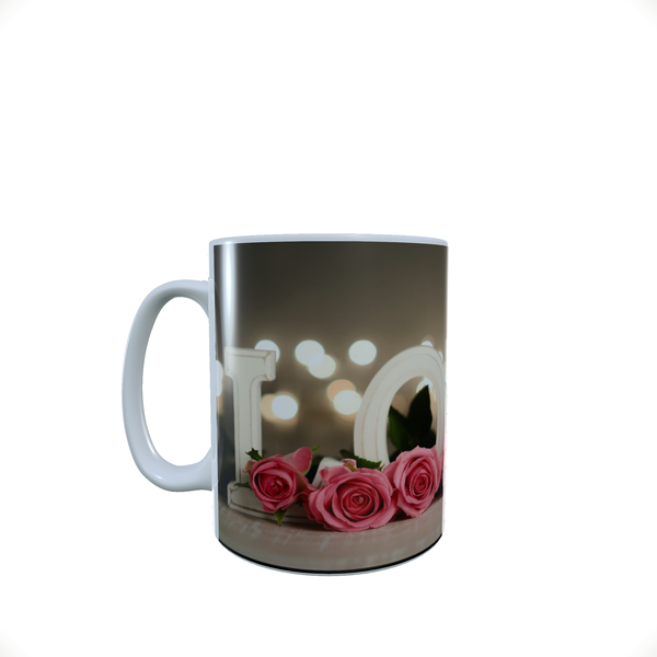 Valentines Day - Love Roses - Aesthetic - Coffee Mug
