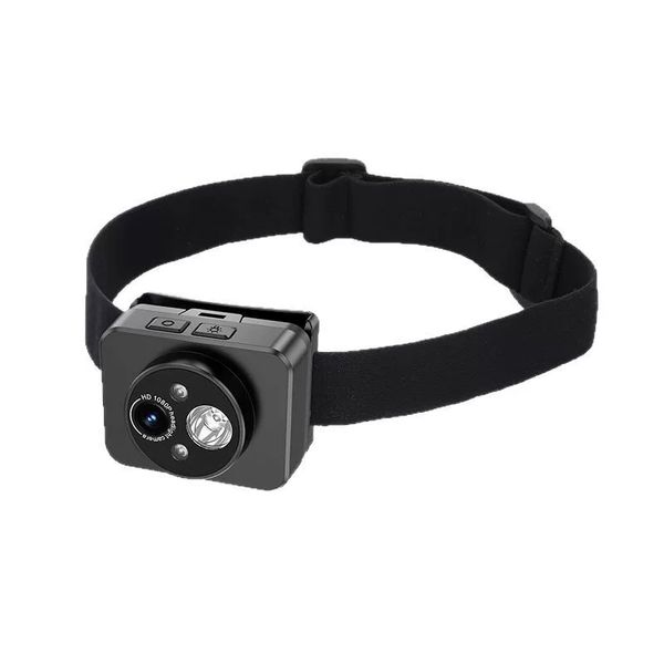LED Headlamp Wearable Body Video Camera for Night Outdoor Sports