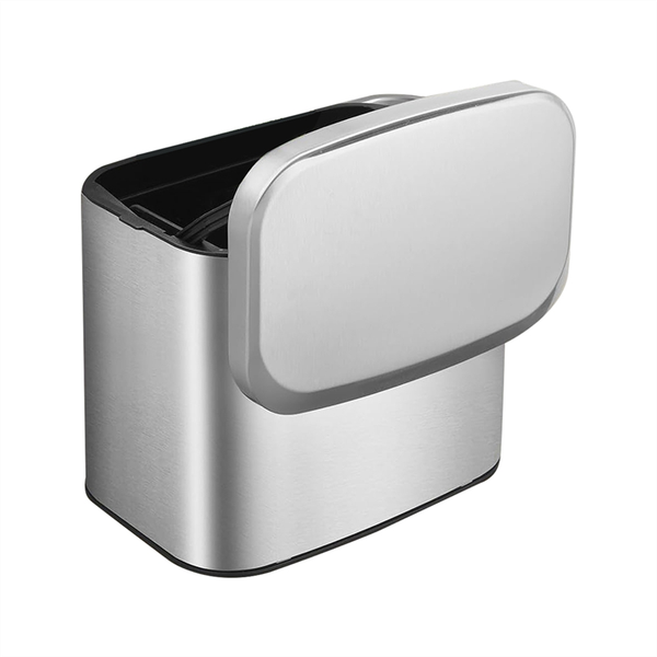 Compost Bin 1 05 Gallon Wall Mounted Trash Can With Lid Garbage Can