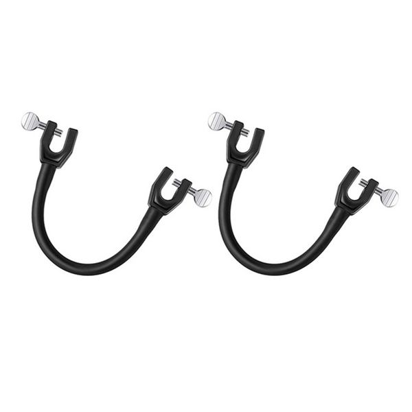 2 Pcs Ski Tip Connector Snowboard Connector Snowboard Clip Black