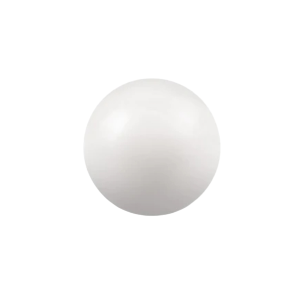 White PU Round stress ball 6.5cm - Pack of 20