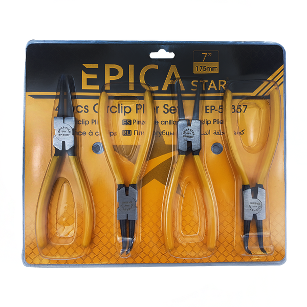Quality Circlip Plier Set 4pc 175mm