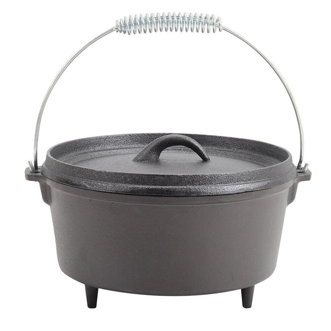 Lifespace Cast Iron Dutch Oven Bread Pot 24,5cm