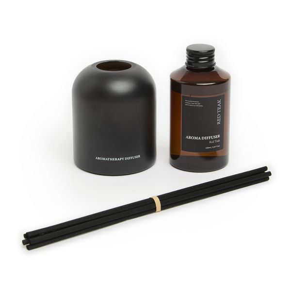 George &amp; Mason - Red Teak Scented Diffuser Set