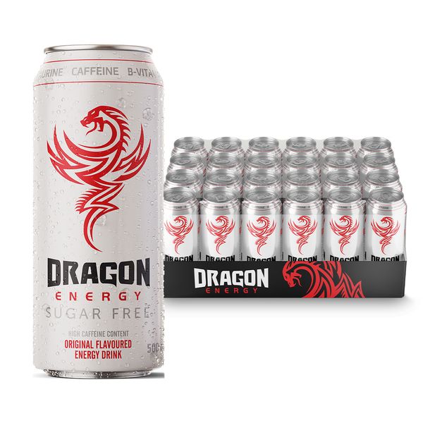 Dragon Energy Drink- Sugar Free (24 x 500ml)