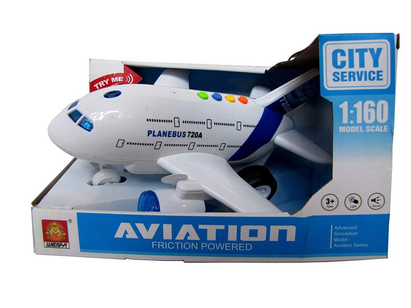 Plane Bus With Lights , Voice &amp; Sound
