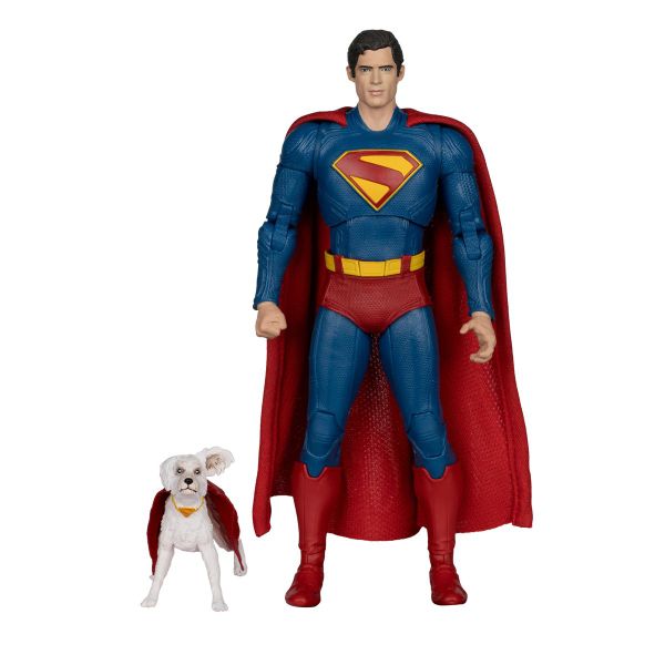 Superman: DC Multiverse 7-Inch Figure - Theatrical Deluxe Superman &amp; Krypto