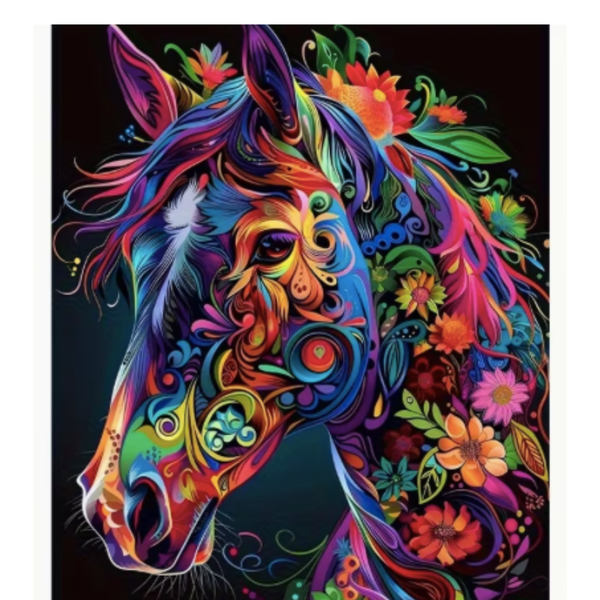 Majestic Horse Diamond Art Kit - 40 × 60 cm