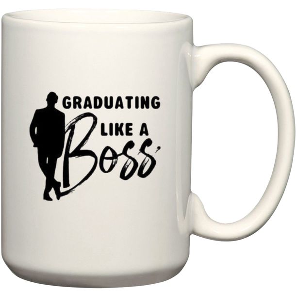 Graduating Like A Boss Graduation Gift Coffee Mug