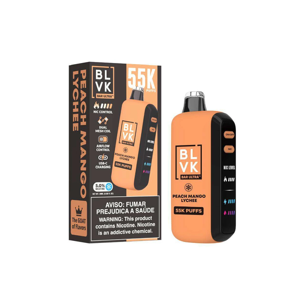 BLVK Bar Ultra 55K Peach Mango Lychee 50MG