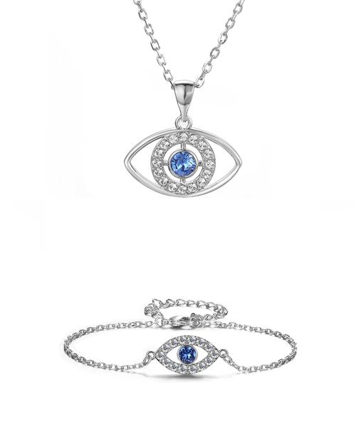 Crystalize Evil Eye Set with Swarovski Crystals