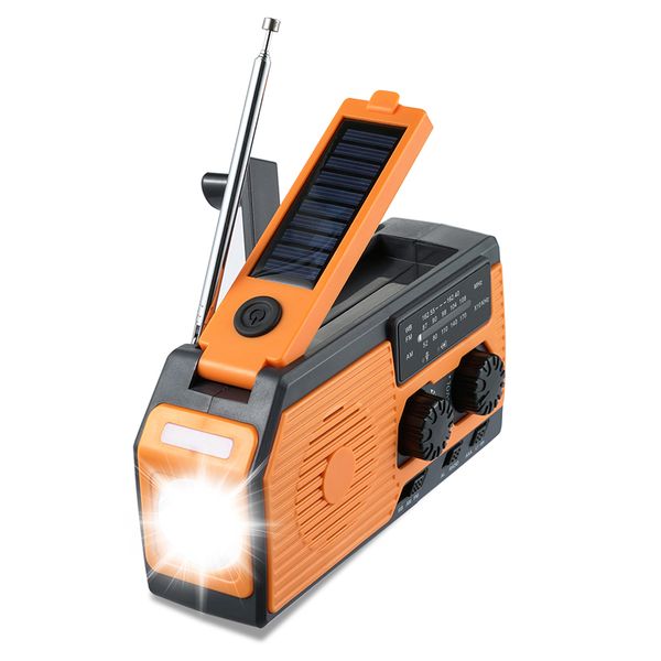 Solar Power Hand Crank Radio AM/FM/WB NOAA Weather Multifunctional Radio